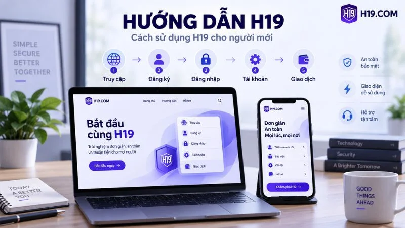 Hướng dẫn H19 cho người mới với các bước sử dụng tài khoản
